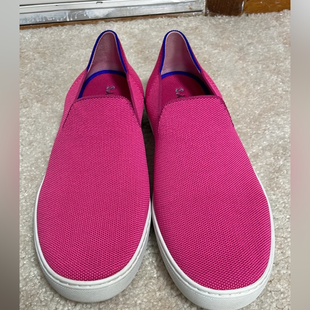 rothy’s womens 12.5 bubblegum Pink Slip On Sneakers